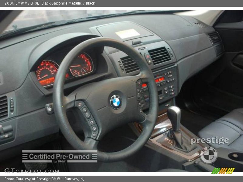 Black Sapphire Metallic / Black 2006 BMW X3 3.0i