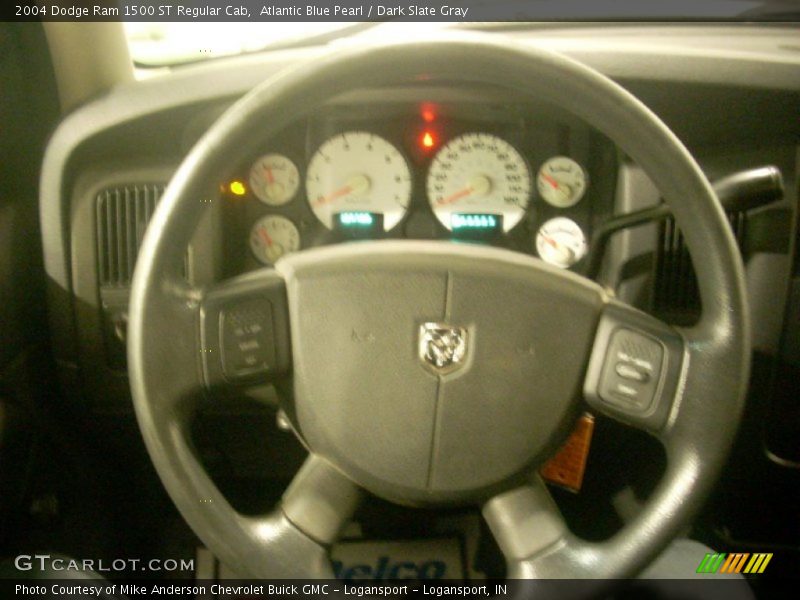 Atlantic Blue Pearl / Dark Slate Gray 2004 Dodge Ram 1500 ST Regular Cab