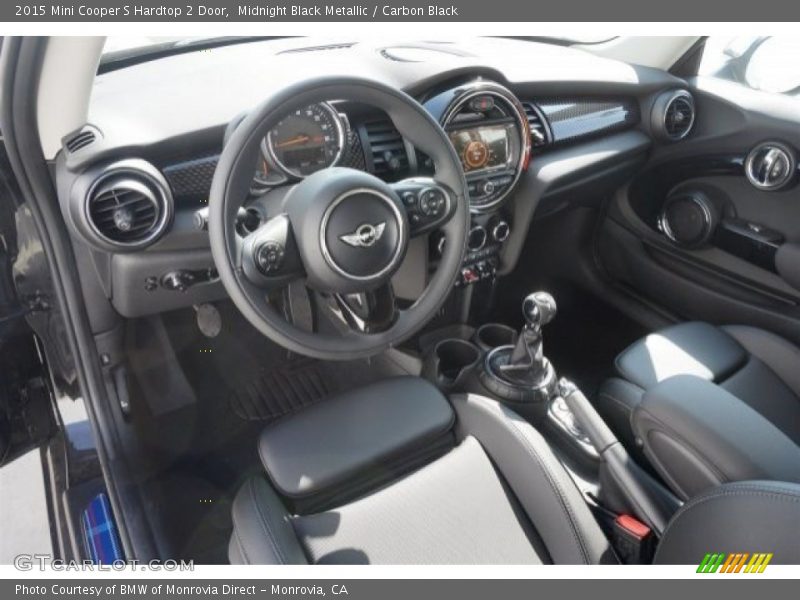 Midnight Black Metallic / Carbon Black 2015 Mini Cooper S Hardtop 2 Door