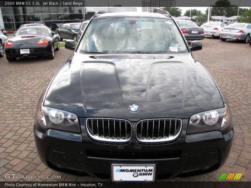 Jet Black / Sand Beige 2006 BMW X3 3.0i