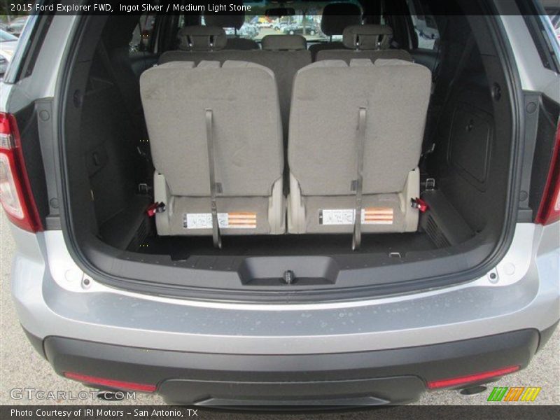 Ingot Silver / Medium Light Stone 2015 Ford Explorer FWD