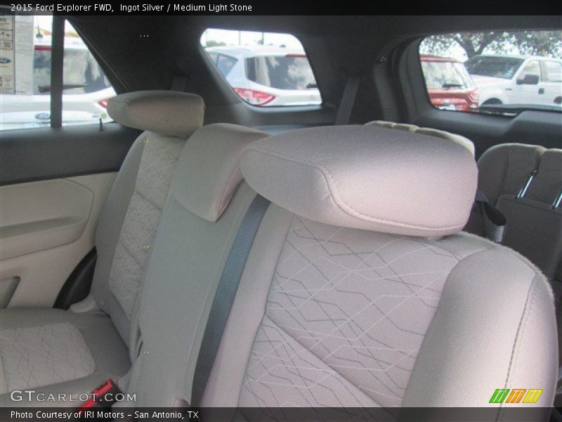 Ingot Silver / Medium Light Stone 2015 Ford Explorer FWD