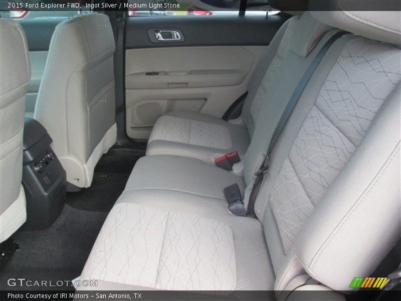 Ingot Silver / Medium Light Stone 2015 Ford Explorer FWD
