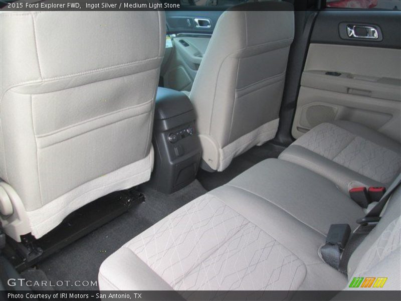 Ingot Silver / Medium Light Stone 2015 Ford Explorer FWD