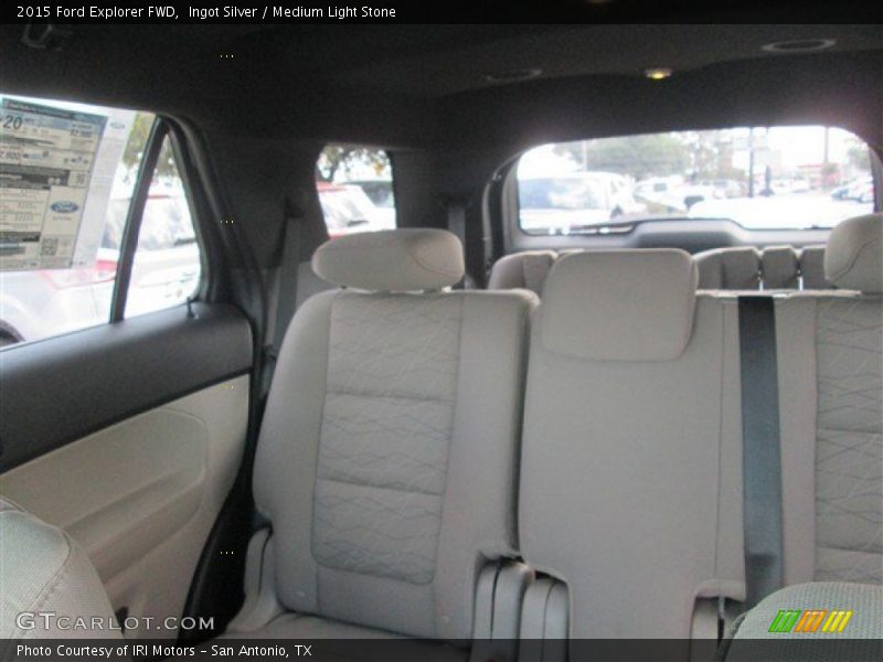 Ingot Silver / Medium Light Stone 2015 Ford Explorer FWD