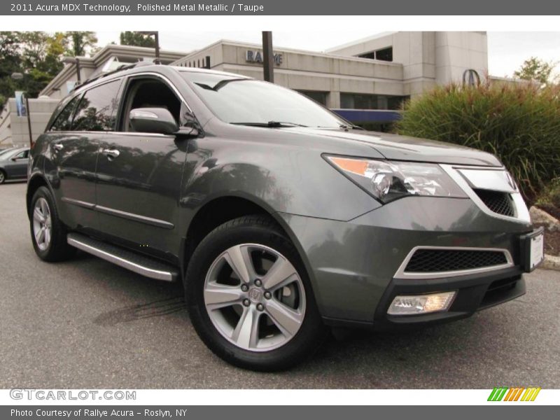 Polished Metal Metallic / Taupe 2011 Acura MDX Technology