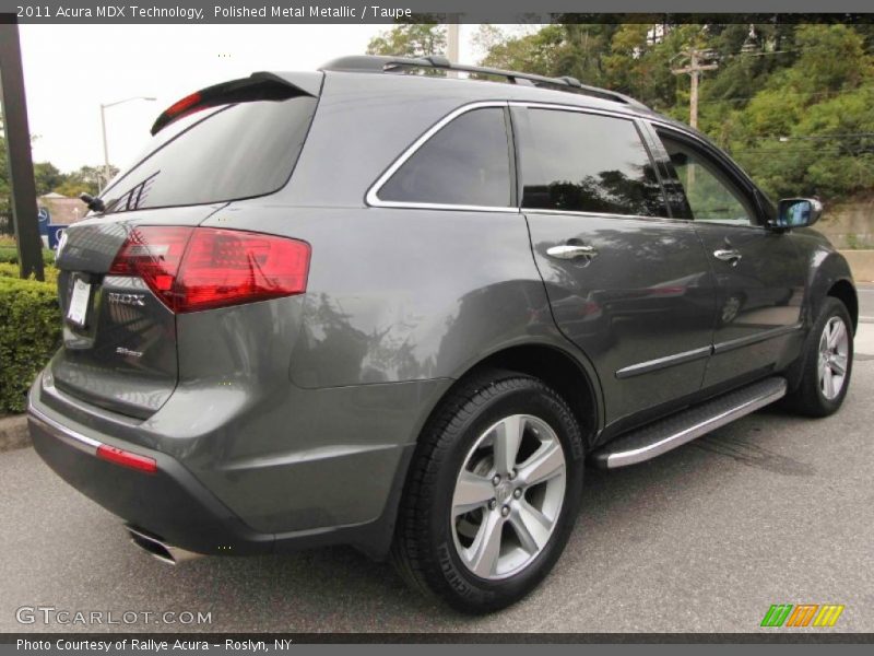 Polished Metal Metallic / Taupe 2011 Acura MDX Technology
