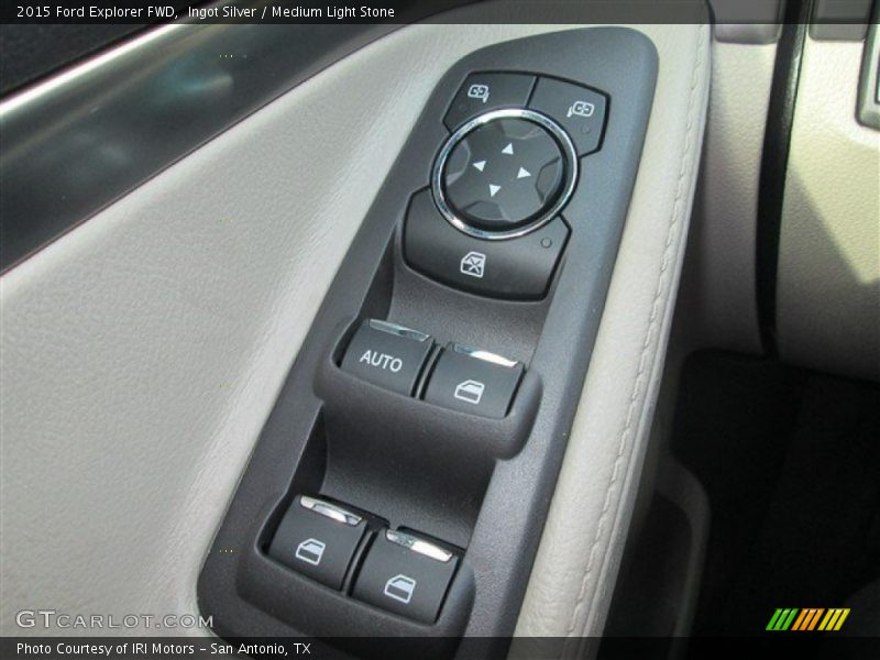 Ingot Silver / Medium Light Stone 2015 Ford Explorer FWD