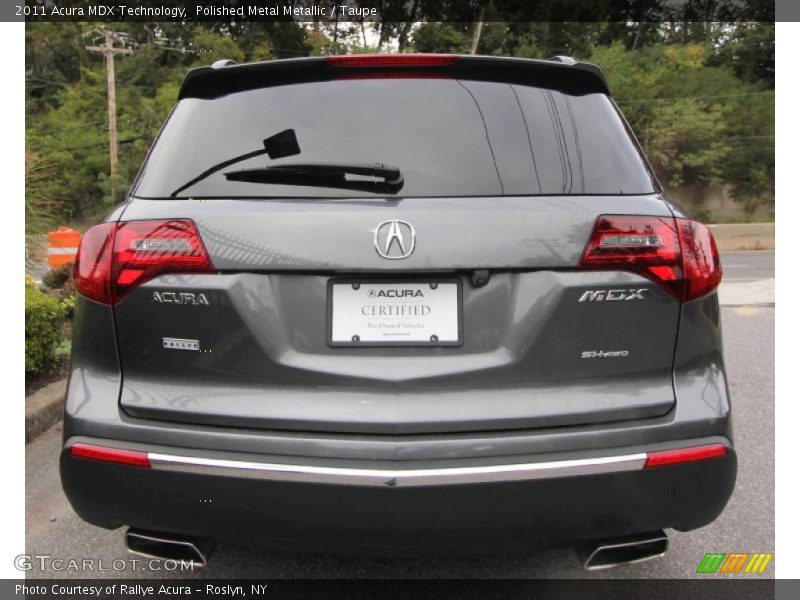 Polished Metal Metallic / Taupe 2011 Acura MDX Technology