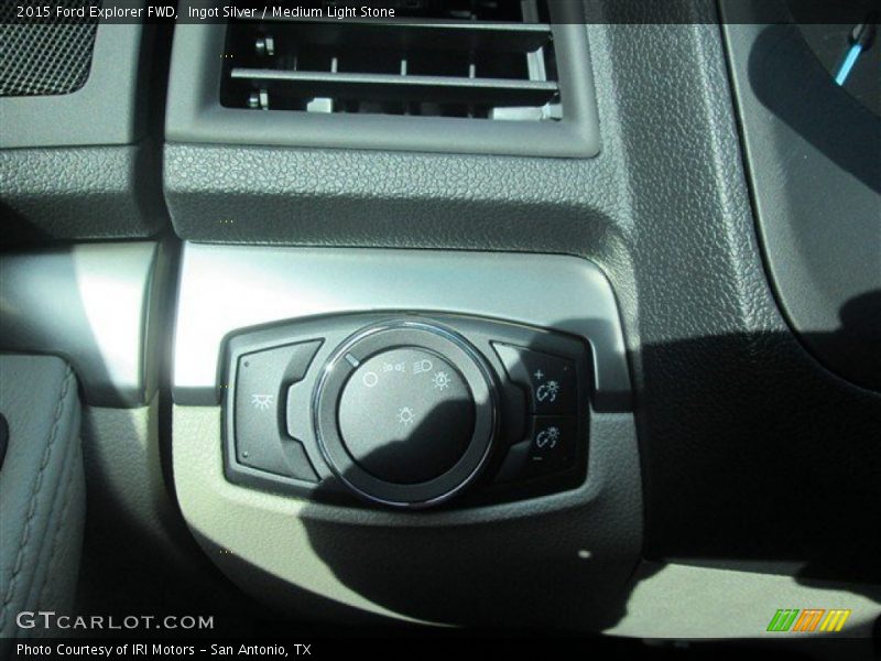 Ingot Silver / Medium Light Stone 2015 Ford Explorer FWD