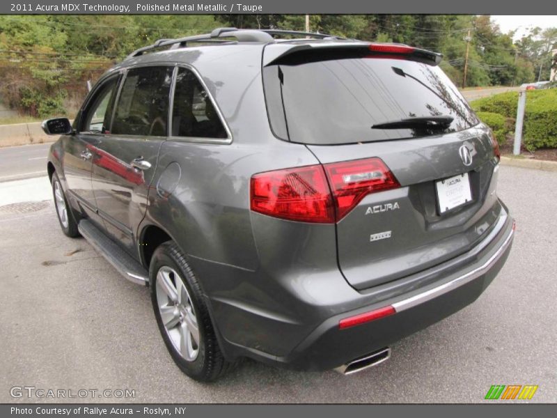Polished Metal Metallic / Taupe 2011 Acura MDX Technology