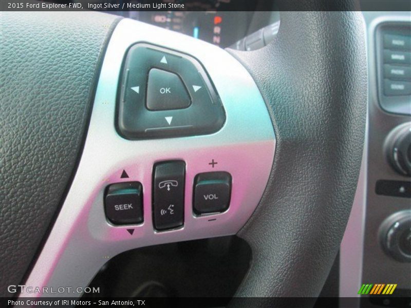 Ingot Silver / Medium Light Stone 2015 Ford Explorer FWD