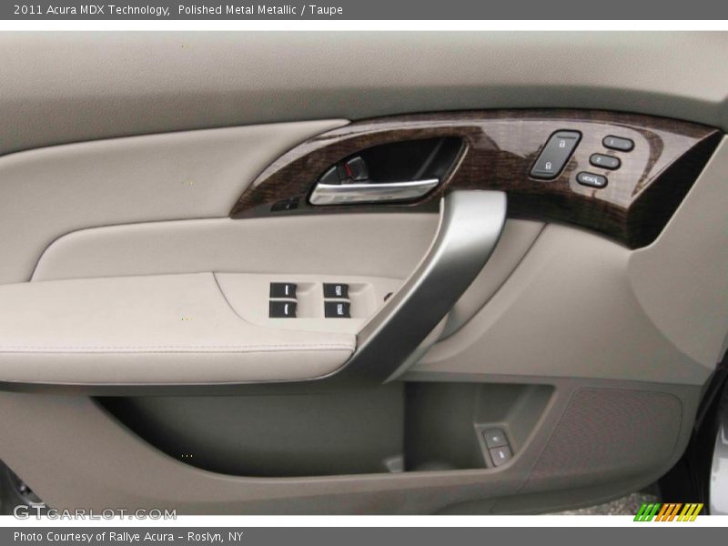 Polished Metal Metallic / Taupe 2011 Acura MDX Technology