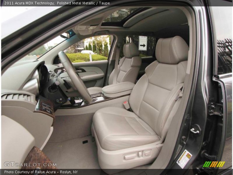 Polished Metal Metallic / Taupe 2011 Acura MDX Technology