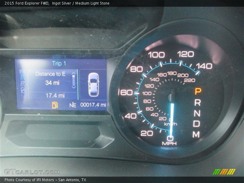 Ingot Silver / Medium Light Stone 2015 Ford Explorer FWD