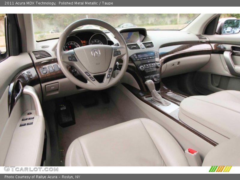 Polished Metal Metallic / Taupe 2011 Acura MDX Technology
