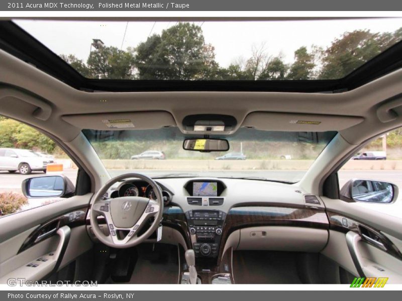 Polished Metal Metallic / Taupe 2011 Acura MDX Technology