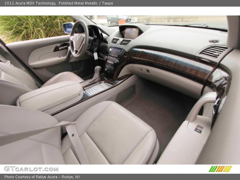 Polished Metal Metallic / Taupe 2011 Acura MDX Technology