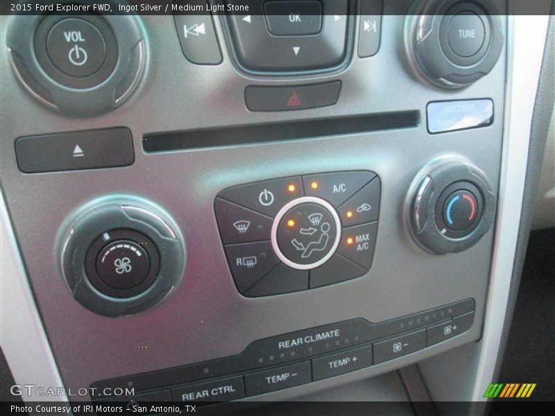 Ingot Silver / Medium Light Stone 2015 Ford Explorer FWD