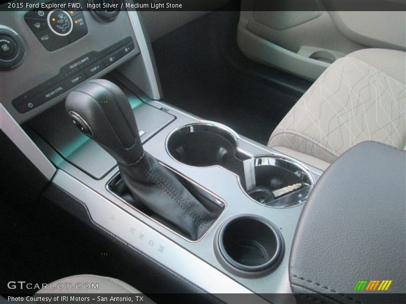Ingot Silver / Medium Light Stone 2015 Ford Explorer FWD