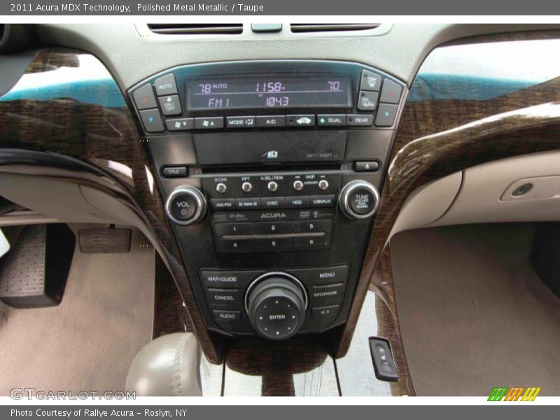 Polished Metal Metallic / Taupe 2011 Acura MDX Technology