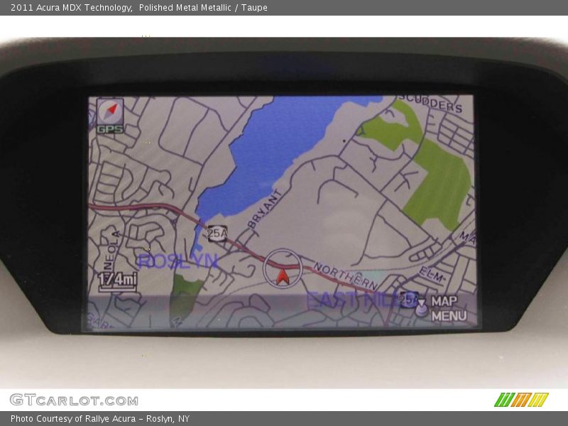 Polished Metal Metallic / Taupe 2011 Acura MDX Technology
