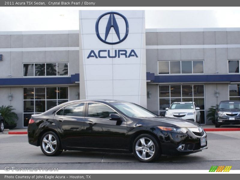 Crystal Black Pearl / Ebony 2011 Acura TSX Sedan