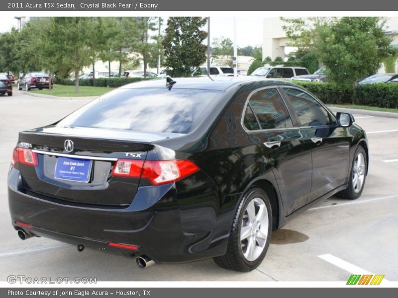 Crystal Black Pearl / Ebony 2011 Acura TSX Sedan