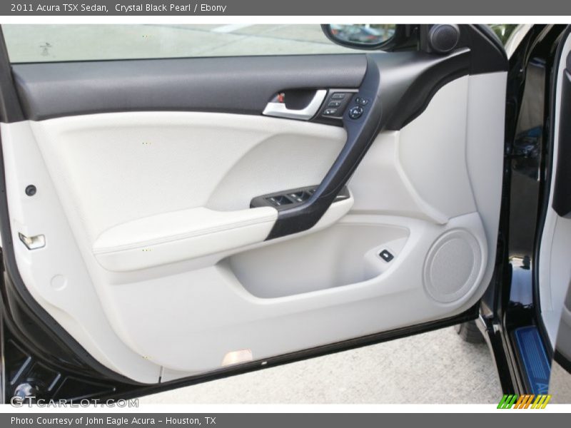 Crystal Black Pearl / Ebony 2011 Acura TSX Sedan