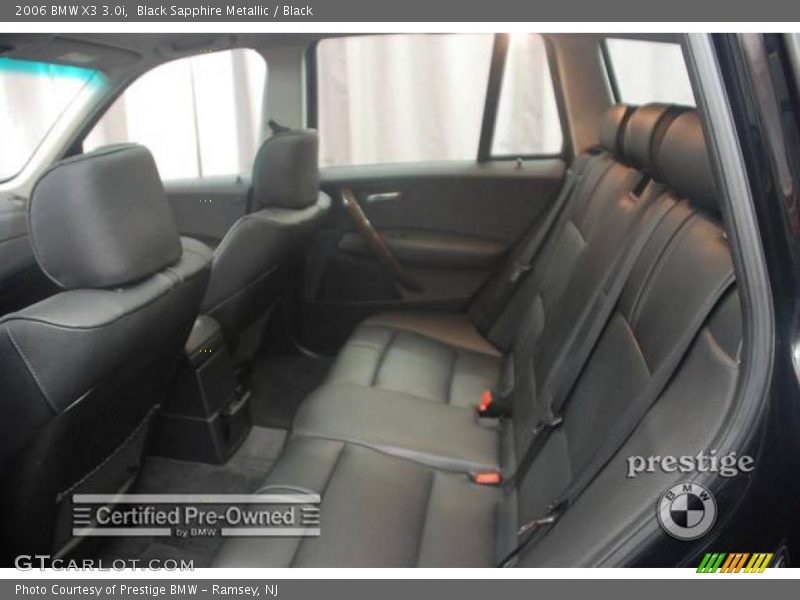 Black Sapphire Metallic / Black 2006 BMW X3 3.0i