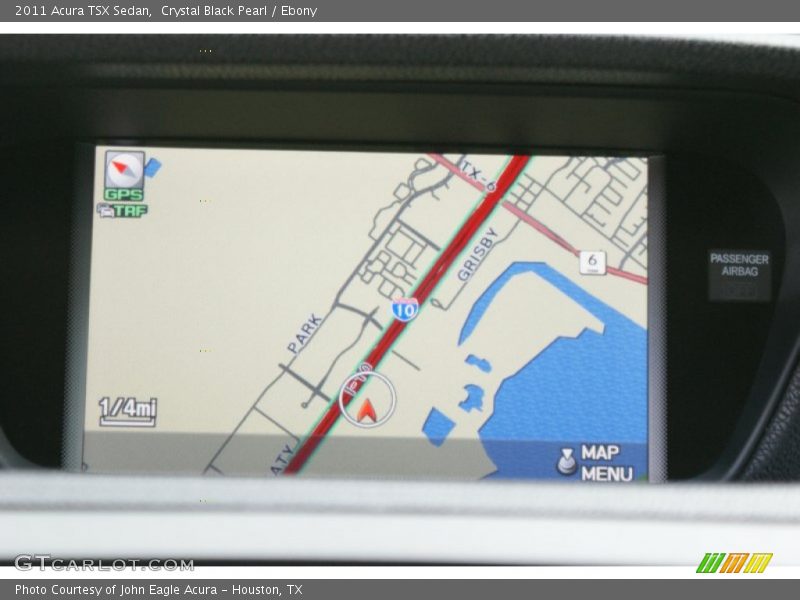 Crystal Black Pearl / Ebony 2011 Acura TSX Sedan