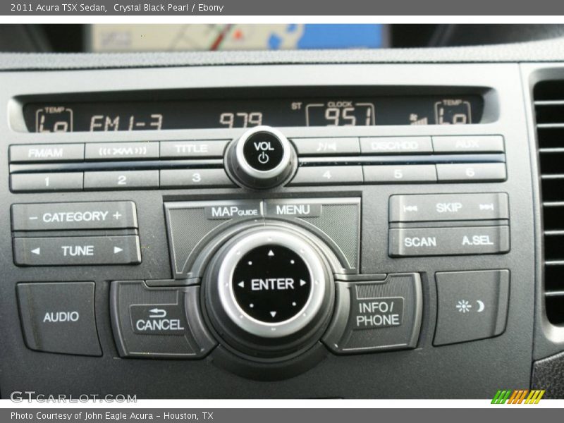 Crystal Black Pearl / Ebony 2011 Acura TSX Sedan