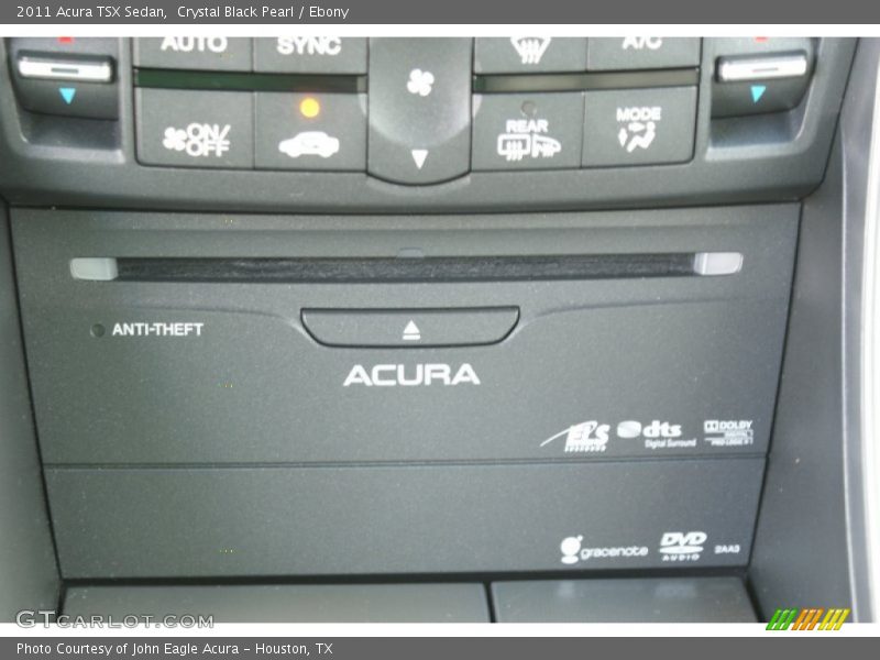 Crystal Black Pearl / Ebony 2011 Acura TSX Sedan