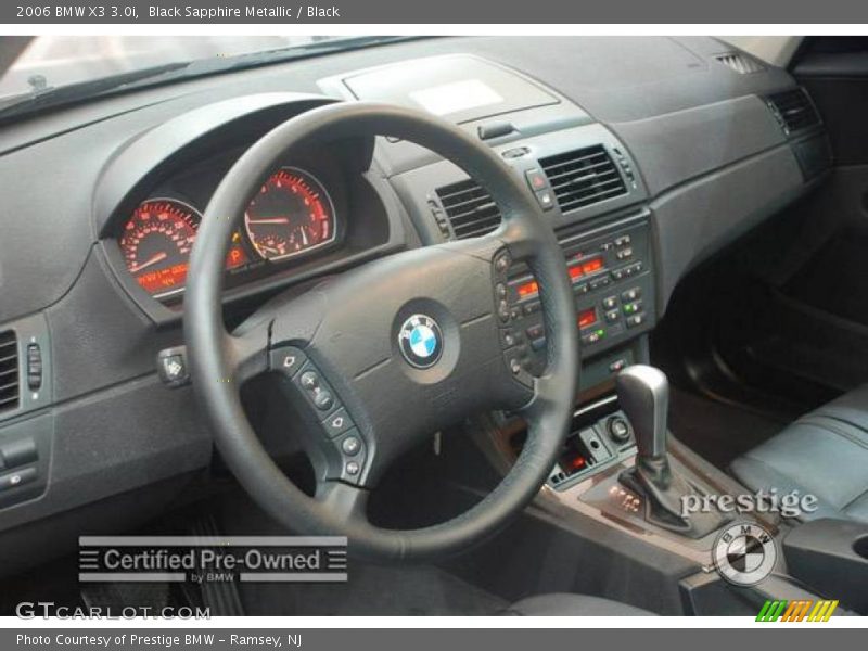 Black Sapphire Metallic / Black 2006 BMW X3 3.0i