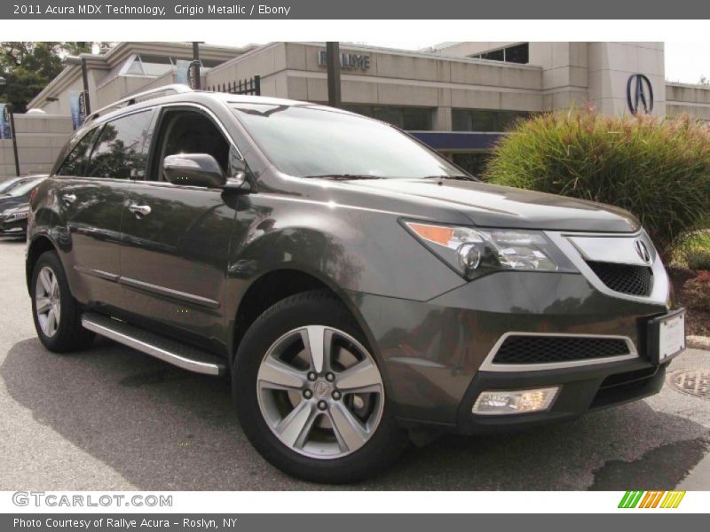 Grigio Metallic / Ebony 2011 Acura MDX Technology