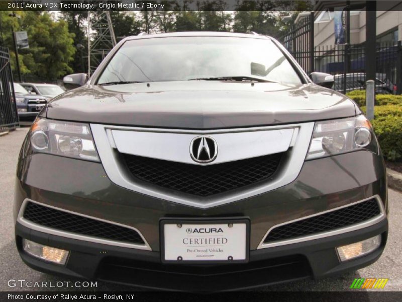 Grigio Metallic / Ebony 2011 Acura MDX Technology