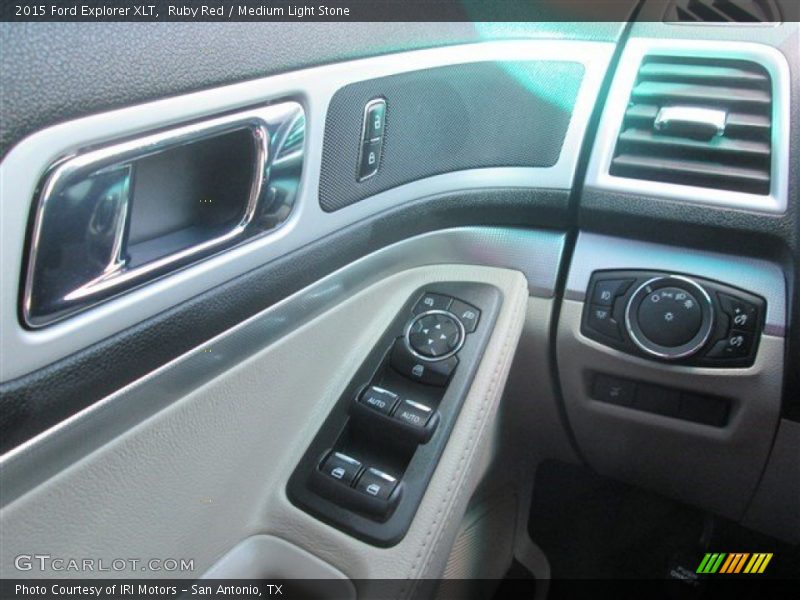 Ruby Red / Medium Light Stone 2015 Ford Explorer XLT
