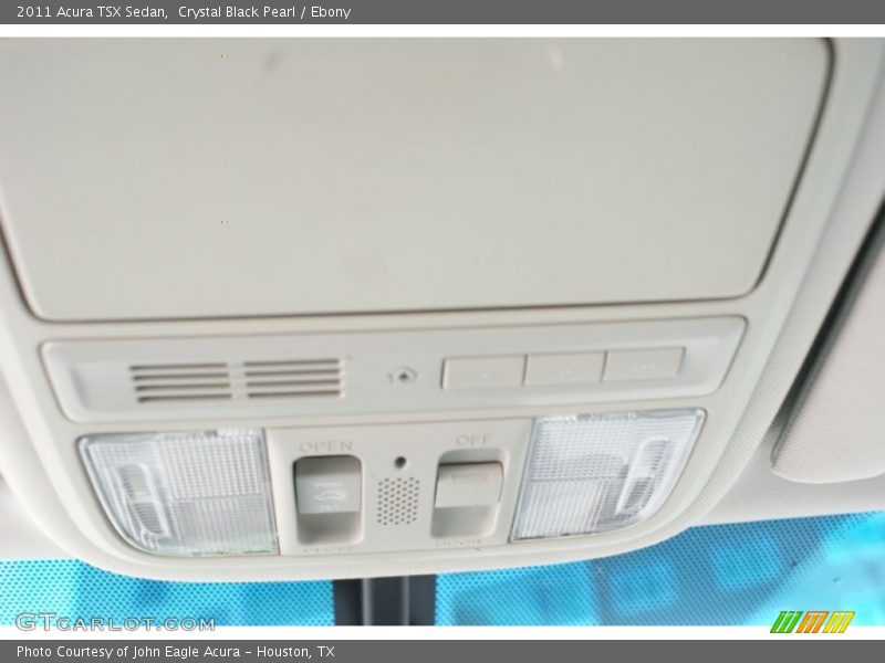 Crystal Black Pearl / Ebony 2011 Acura TSX Sedan