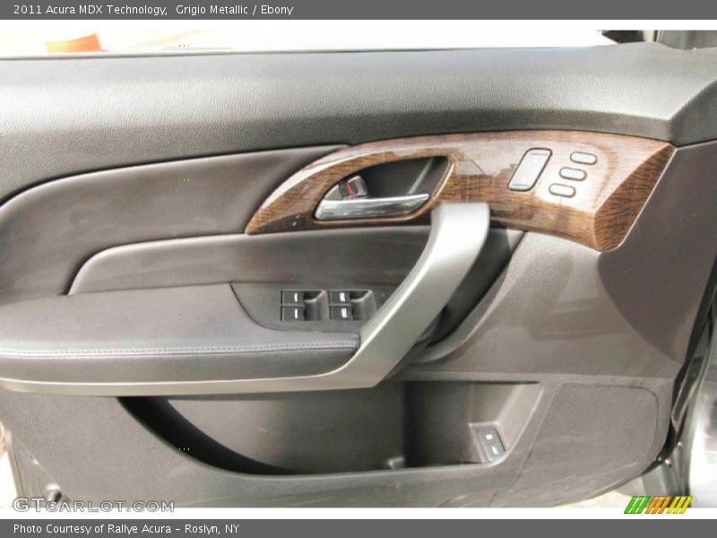 Grigio Metallic / Ebony 2011 Acura MDX Technology