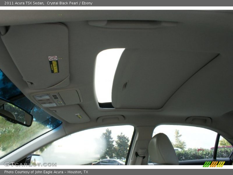 Crystal Black Pearl / Ebony 2011 Acura TSX Sedan