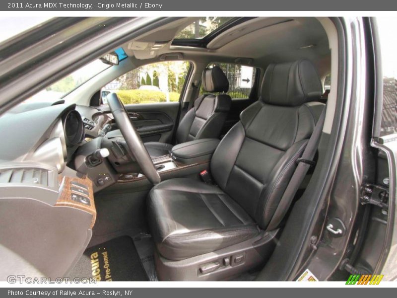 Grigio Metallic / Ebony 2011 Acura MDX Technology