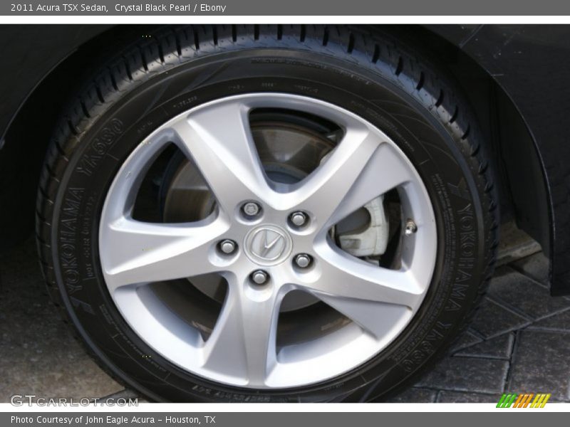 Crystal Black Pearl / Ebony 2011 Acura TSX Sedan