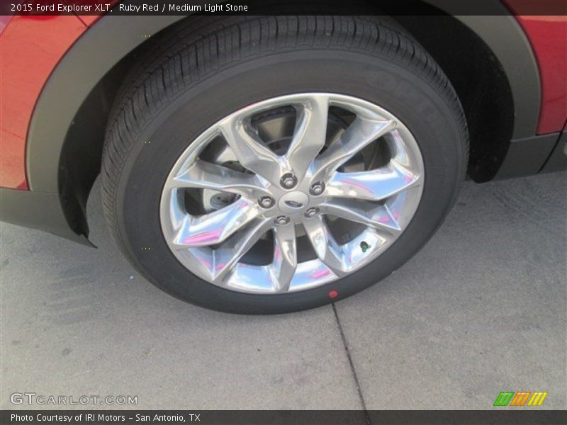 Ruby Red / Medium Light Stone 2015 Ford Explorer XLT