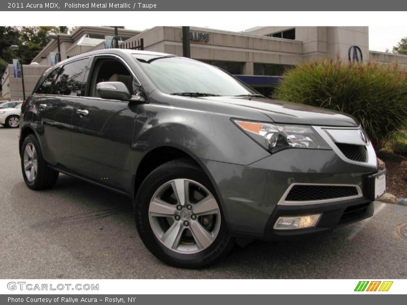 Polished Metal Metallic / Taupe 2011 Acura MDX