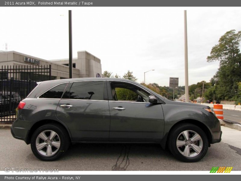 Polished Metal Metallic / Taupe 2011 Acura MDX