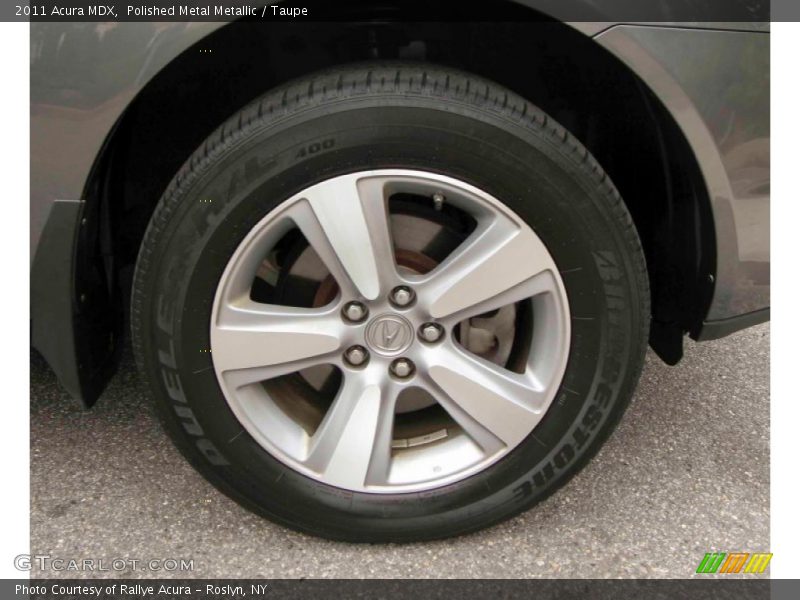 Polished Metal Metallic / Taupe 2011 Acura MDX