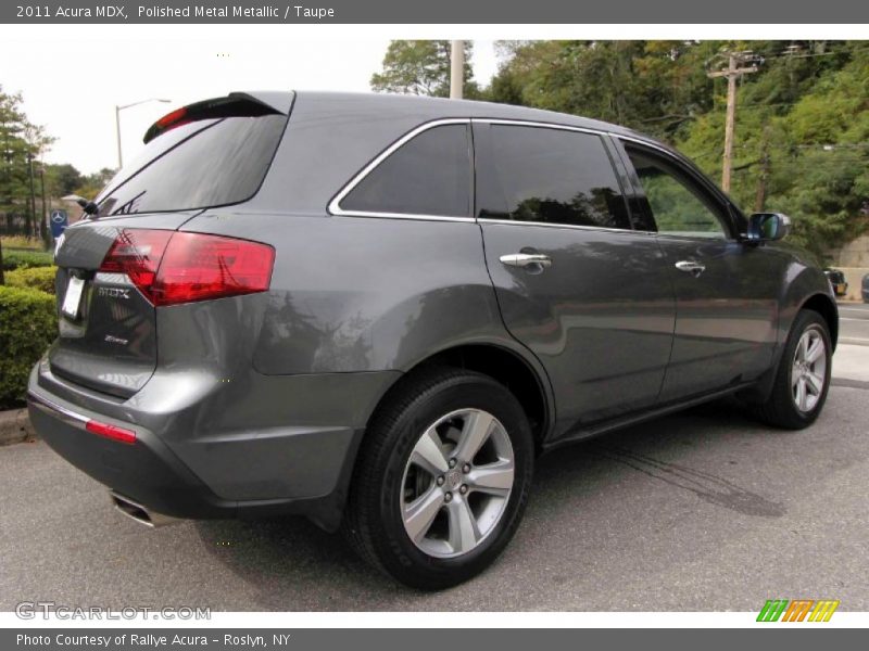 Polished Metal Metallic / Taupe 2011 Acura MDX