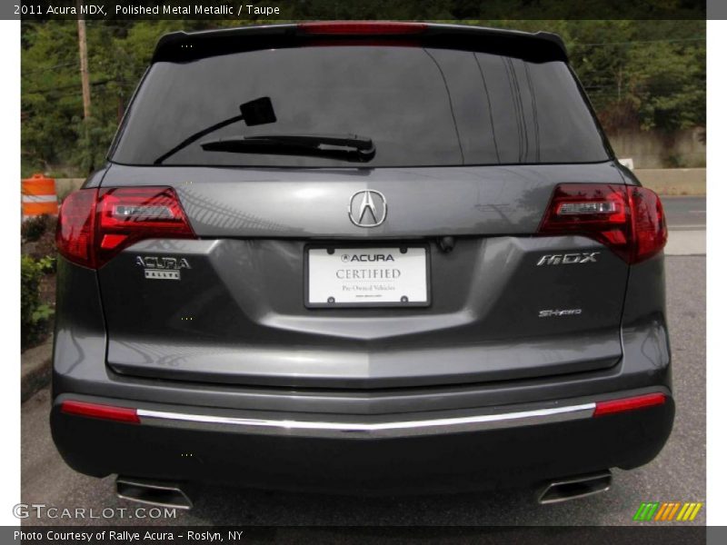 Polished Metal Metallic / Taupe 2011 Acura MDX