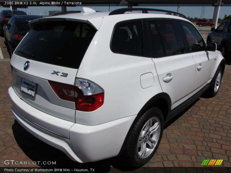 Alpine White / Terracotta 2006 BMW X3 3.0i
