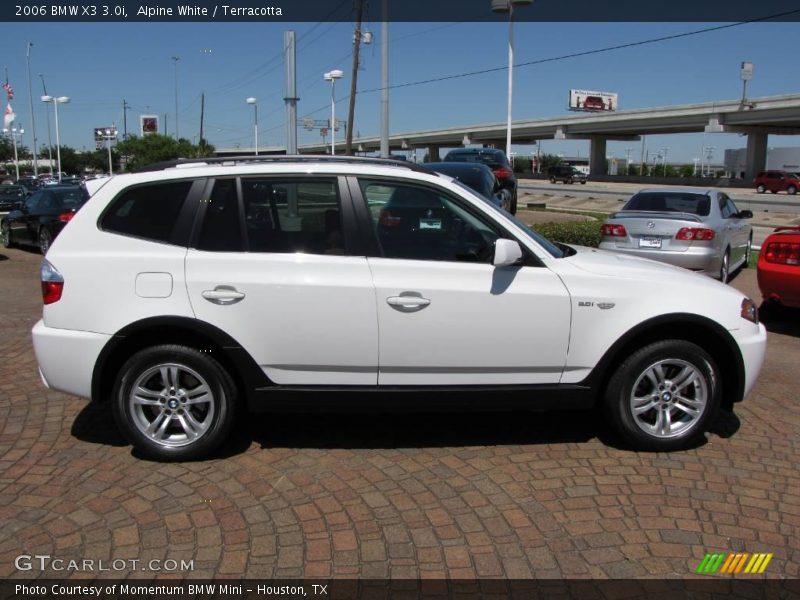 Alpine White / Terracotta 2006 BMW X3 3.0i